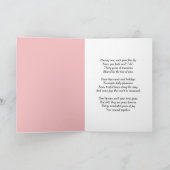 30e Jubileum Rose Bouquet op zwart Kaart (Binnen)