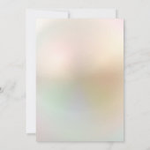 30e Jubileum Rozen Floral Chic Pearl Kaart (Achterkant)