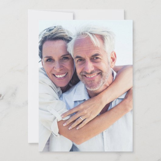 30e Jubileum Rozen Pearl Wedding Floral Foto Kaart (Achterkant)