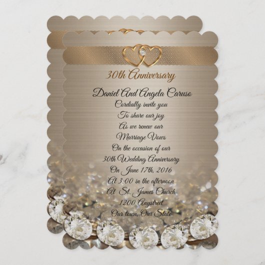 30e Jubileum Uitnodiging tot herroeping (Voorkant / Achterkant)