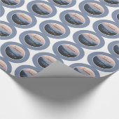 30e Jubileum van coördinaten Cadeaupapier (Hoek)