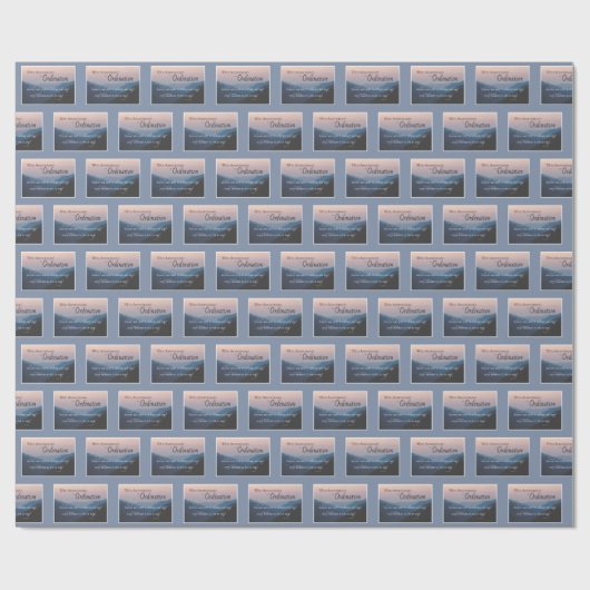 30e Jubileum van coördinaten Cadeaupapier (Vlak)