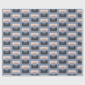 30e Jubileum van coördinaten Cadeaupapier (Vlak)