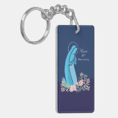 30e Jubileum van het Religieuze Leven Nun Pink Flo Sleutelhanger (Voorkant Links)