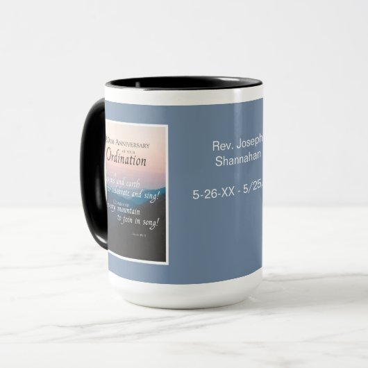 30e Jubileum van Orde Gefeliciteerd Mok (Voorkant links)