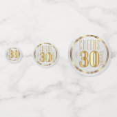 30e Jubileum / Verjaardag Confetti (Voorkanten)