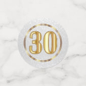 30e Jubileum / Verjaardag Confetti (Kleine voorkant)