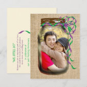 30e Jubileum Verlenging van het huwelijk Uitnodiging Briefkaart (Voorkant / Achterkant)