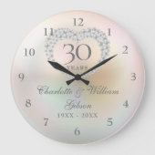 30e Jubileum voor bruiloft: Prachtige hartslag Grote Klok (Voorkant)