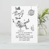 30e Koe Meisje eigenzinnige Talk Thirty to Me Verj Kaart (Staand voorkant)