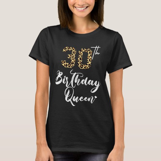 30e koningin van de geboorte | 30E BIRTHDAY-CELEBR T-shirt (Voorkant)
