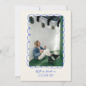 30e Kust Doddle Dirty Dertig Foto Verjaardag Kaart (Achterkant)