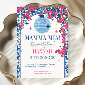 30e Mamma Mia Santorini Dansende Koningin Verjaard Kaart