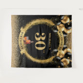 30e Man verjaardagswhisky verjaardagsbanner Wandkleed (Voorkant (horizontaal))