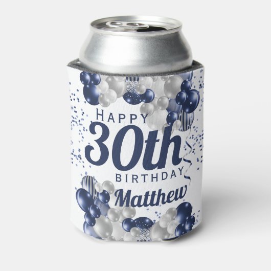 30e marineballonnen ter zee blikjeskoeler (Blikje Achterkant)