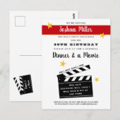 30e of een uitnodiging voor een verjaardagsverrass (Voorkant / Achterkant)