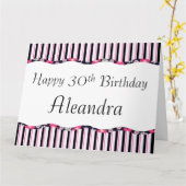 30e of elke leeftijd verjaardag-BIG Kaart (Gele Bloem)