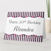 30e of elke leeftijd verjaardag-BIG Kaart (Voorkant)