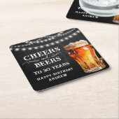 30e Onderzetter op basis van beren en kaas (Schuin)