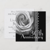 30e OPLEIDING Jubileum - SILVER Roos Kaart (Voorkant / Achterkant)