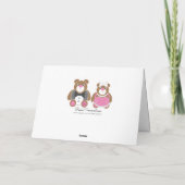 30e parel bruiloft jubileum leuke teddybeer kaart (Achterkant)