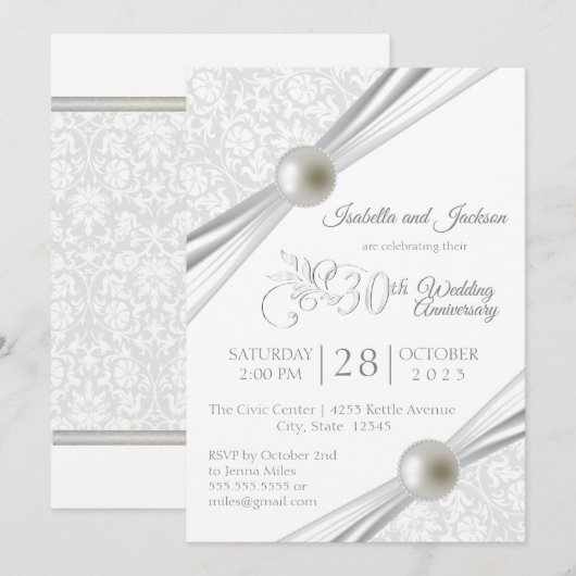 30e Parel Jubileum Ontwerp Kaart (Voorkant / Achterkant)