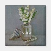 30e Parelbruiloft Jubileum op maat Magneet (Voorkant)