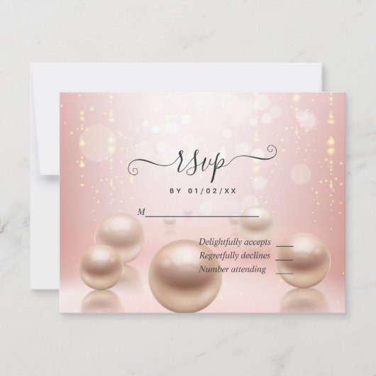 30e Parelbruiloft Jubileum RSVP Kaartje (Voorkant)