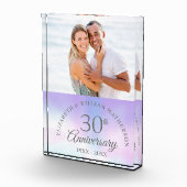30e Parelhuwelijk Jubileum Elegant Fotoblokken (Rechts)