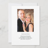 30e Parelhuwelijksjubileum Foto Kaart (Achterkant)