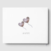 30e parelhuwelijksjubileum hartballonnen gastenboek (Achterkant)