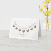 30e parelhuwelijksjubileum hartslinger kaart (Gele Bloem)