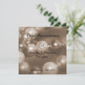 © 30e parelhuwelijksjubileum viering kaart (Staand voorkant)