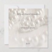 30e Parelhuwelijksjubileum viering Kaart (Achterkant)