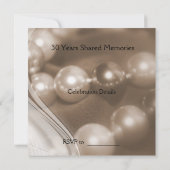 ©30e Parelhuwelijksjubileum Viering Kaart (Achterkant)