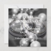 30e Parelhuwelijksjubileum Viering (Z&W) Kaart (Voorkant)