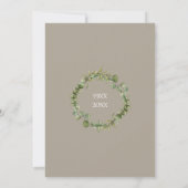 30e Parelhuwelijksjubileum Woodland Greenery Kaart (Achterkant)