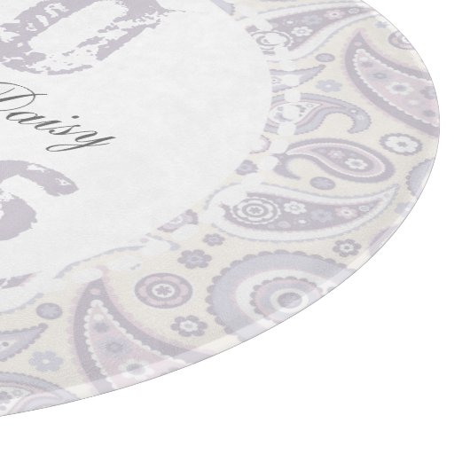 30e Parelpatroon Jubileum Paisley Pattern Snijplank (Hoek)