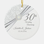 30e Pearl-Jubileum Keramisch Ornament (Voorkant)