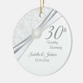 30e Pearl-Jubileum Keramisch Ornament (Links)