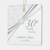 30e Pearl-Jubileum Keramisch Ornament (Links)