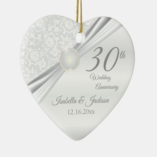 30e Pearl-Jubileum Keramisch Ornament (Rechts)
