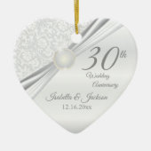 30e Pearl-Jubileum Keramisch Ornament (Voorkant)