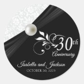 30e Pearl-Jubileum Ronde Sticker (Voorkant)