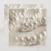 30e Pearl Wedding Jubileum Celebaration Kaart (Voorkant / Achterkant)