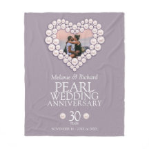 30e Pearl Wedding Jubileum foto hart