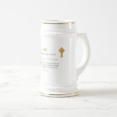 30e priesterwijding verjaardag gepersonaliseerde S Bierpul (Voorkant rechts)