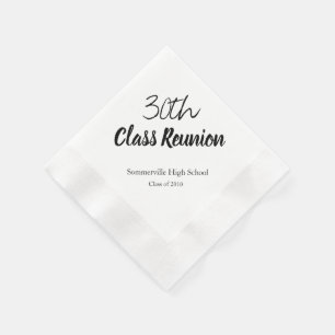 30e Reunion Paper Party Napkins Servet