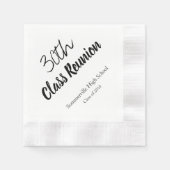 30e Reunion Paper Party Napkins Servet (Voorkant)