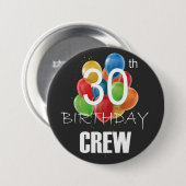 30e ronde van de 30-partijengroep van bemanningsle button 7,6 cm (Voorkant /achterkant)